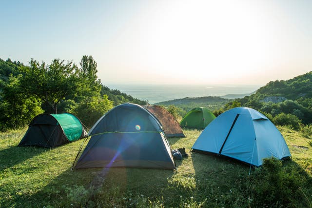 <p>Camping has experienced a surge in popularity</p>