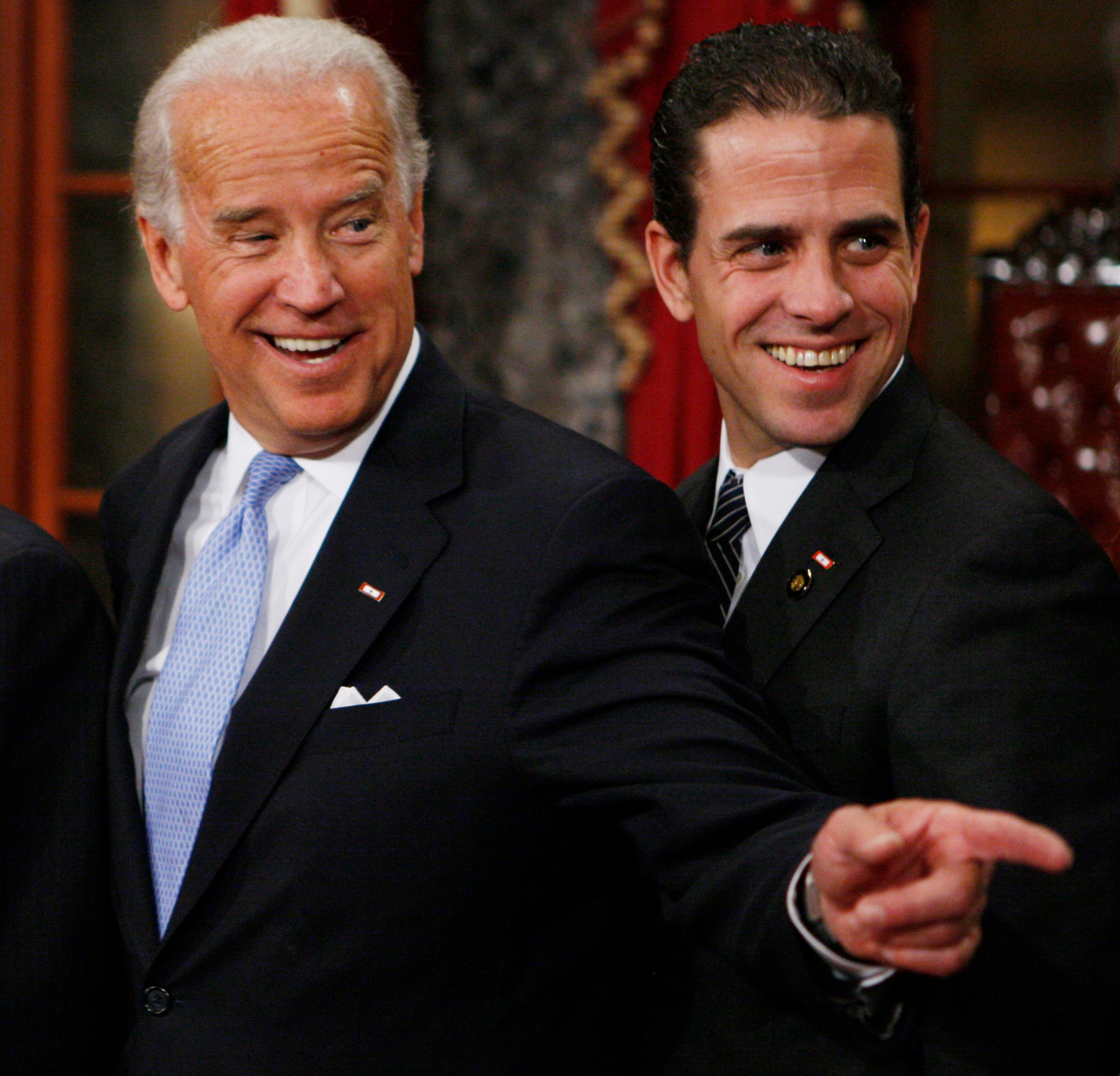 Joe Biden and son Hunter