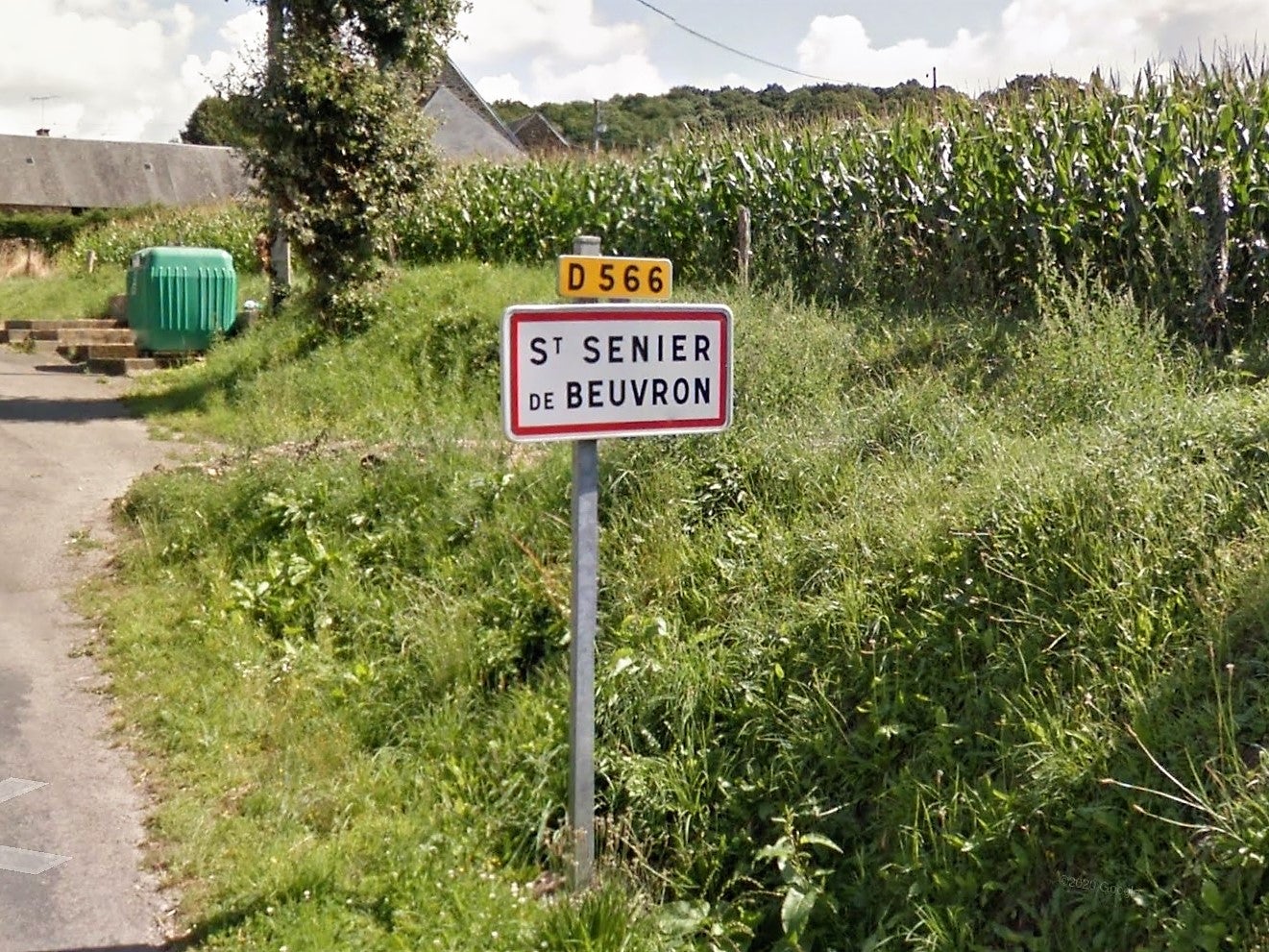The village of St Senier de Beuvron in Normandy