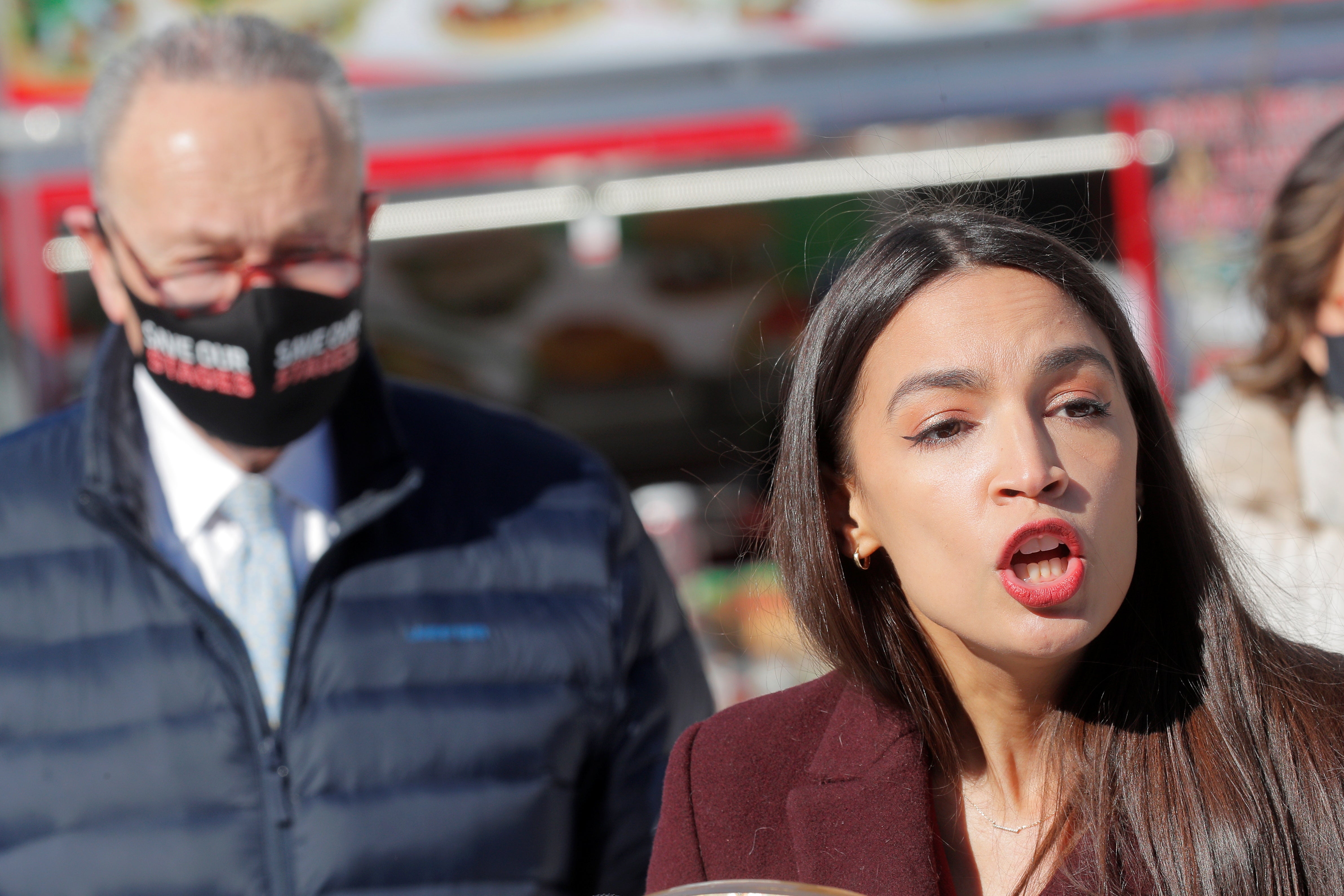 <p>File image: AOC has openly been critical of policies pursued by her own party  </p>