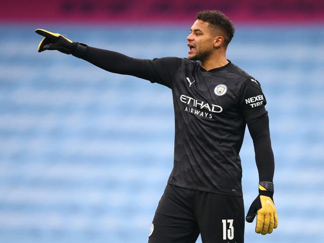 Manchester City goalkeeper Zack Steffen