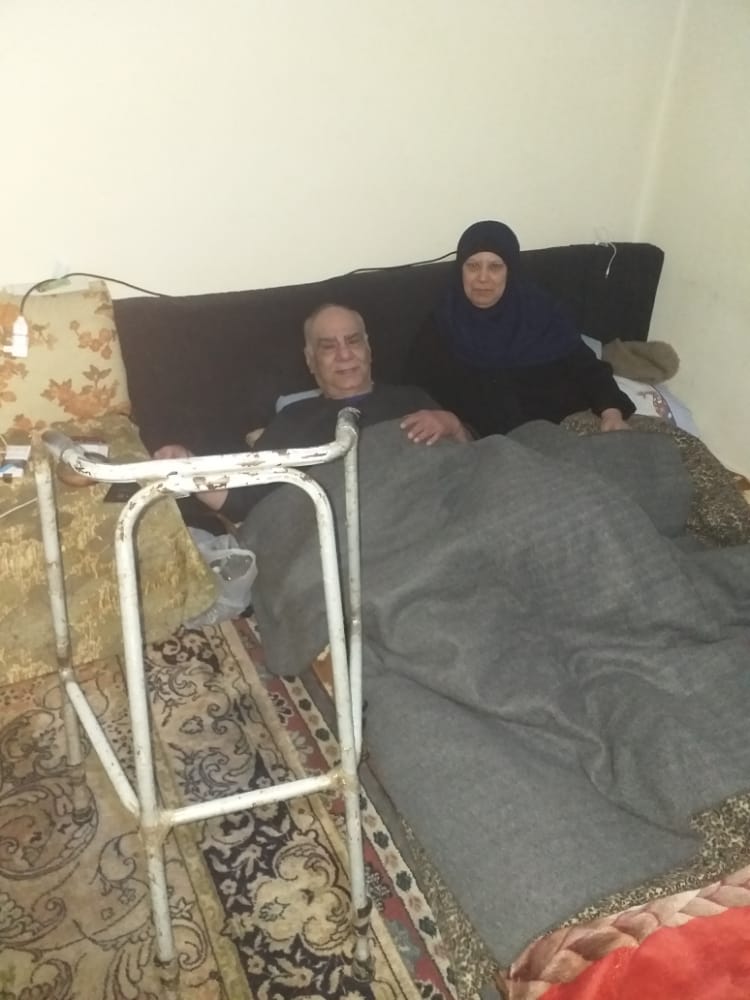 Tariq’s elderly parents live and sleep in the same room