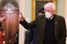 Bernie Sanders approval rating higher than Biden and Harris as he champions minimum wage and stimulus checks