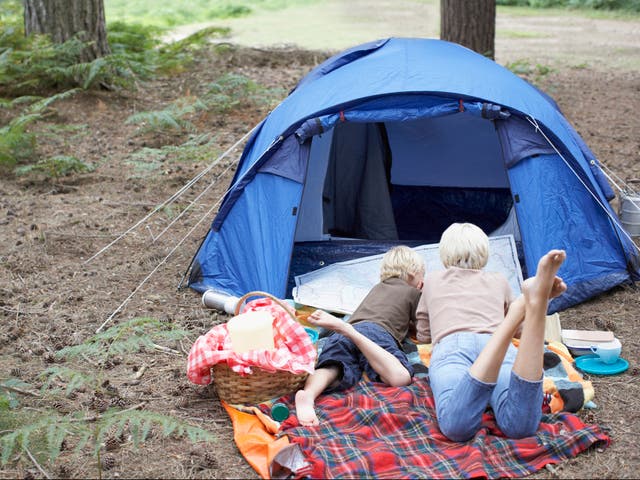 Camping could be possible from mid-April