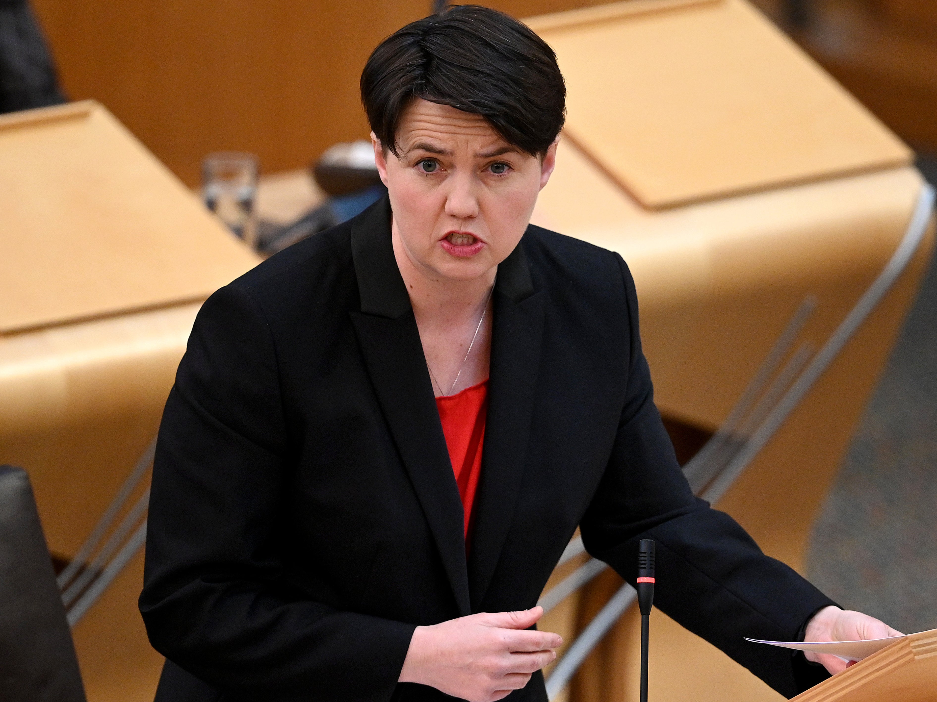 Scottish Tory leader at Holyrood Ruth Davidson