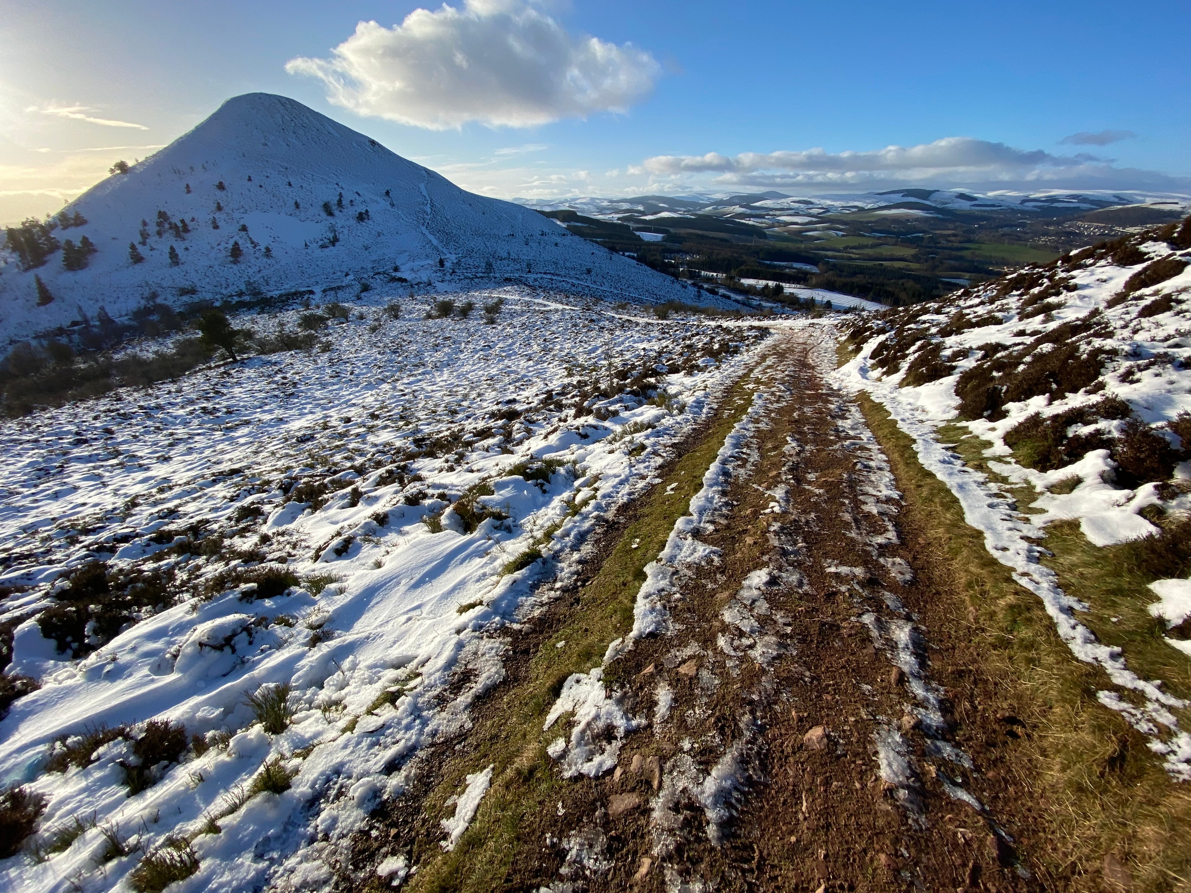 Following the Romans: hiking in the Eildon Hills