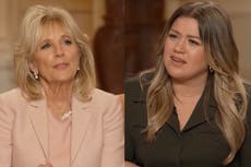 Jill Biden opens up about her divorce during interview with Kelly Clarkson