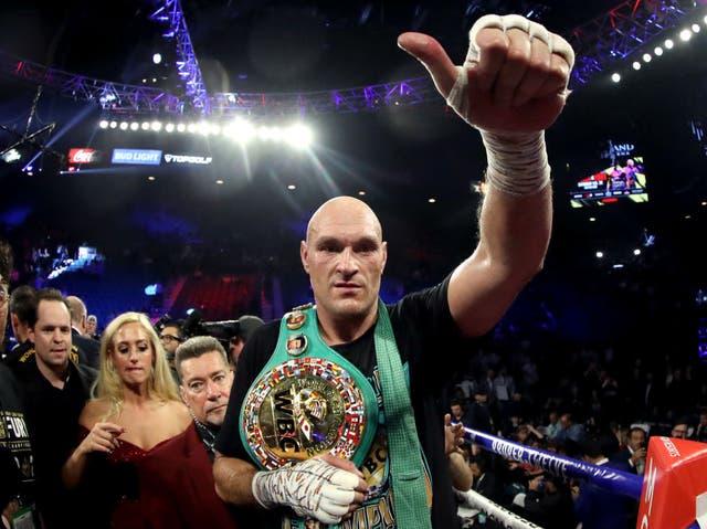 Tyson Fury Latest News Breaking Stories And Comment The Independent