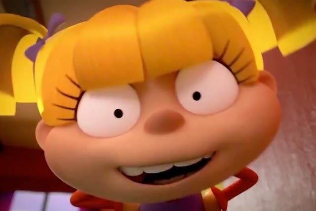 A computer-generated Angelica Pickles in the new Rugrats reboot