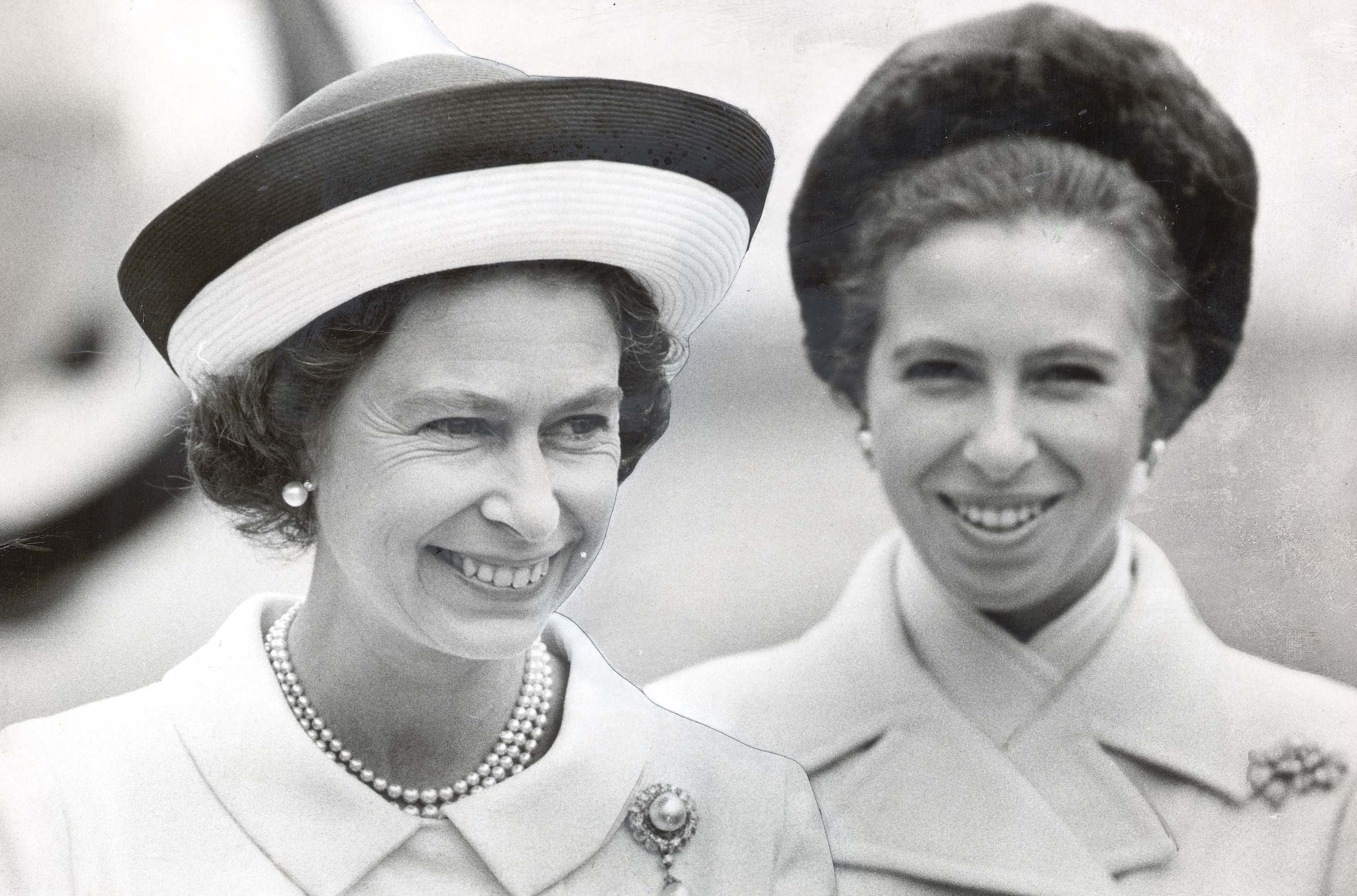 Anne, right, has long defended the Queen over accusations that she is a distant mother