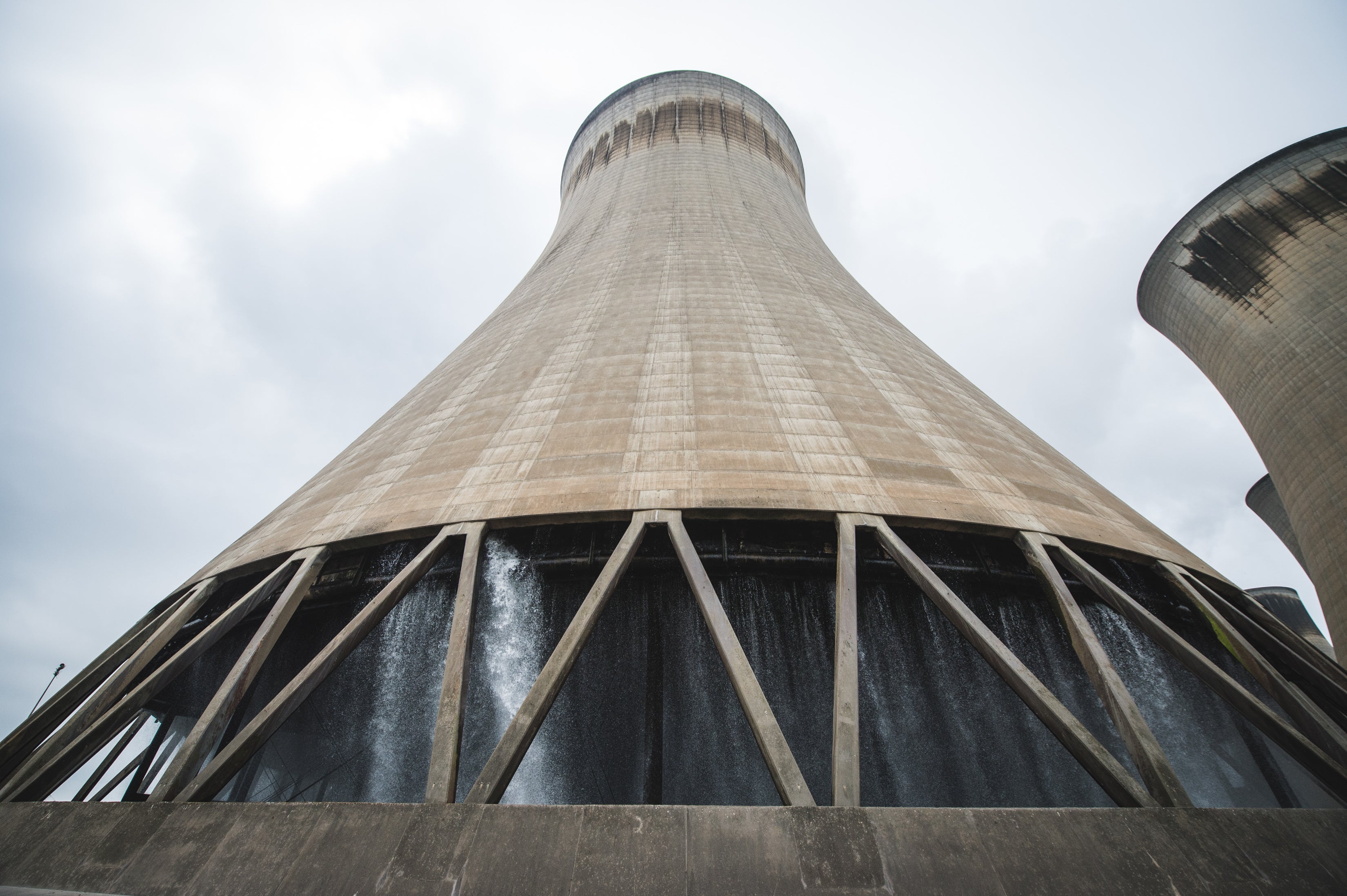 Cooling towers at Drax’s existing power station in North Yorkshire