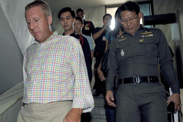 <p>Mr Smith spent just over two years in a Thai jail fighting his case before being extradited to the UAE in 2011</p>