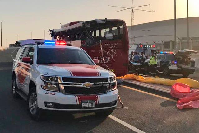 Dubai Bus Crash