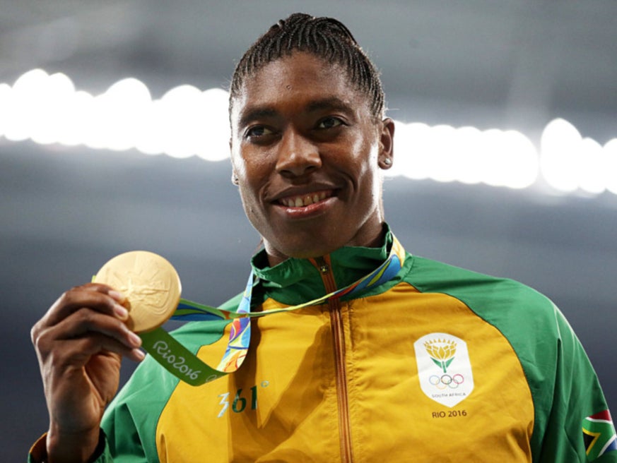 Caster Semenya wins the 800m in Rio