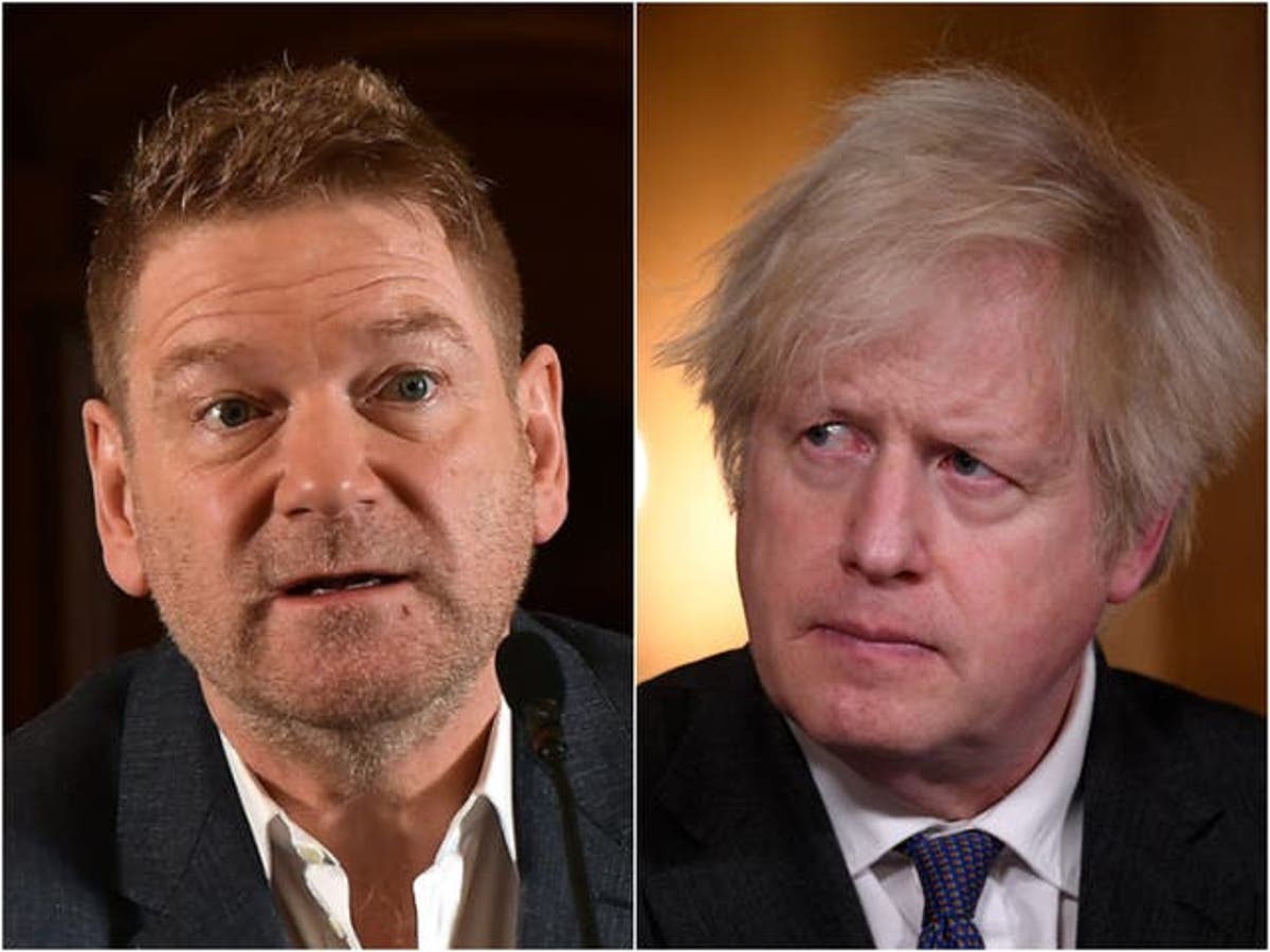 Kenneth Branagh is unrecognisable as Boris Johnson in This Sceptred Isle