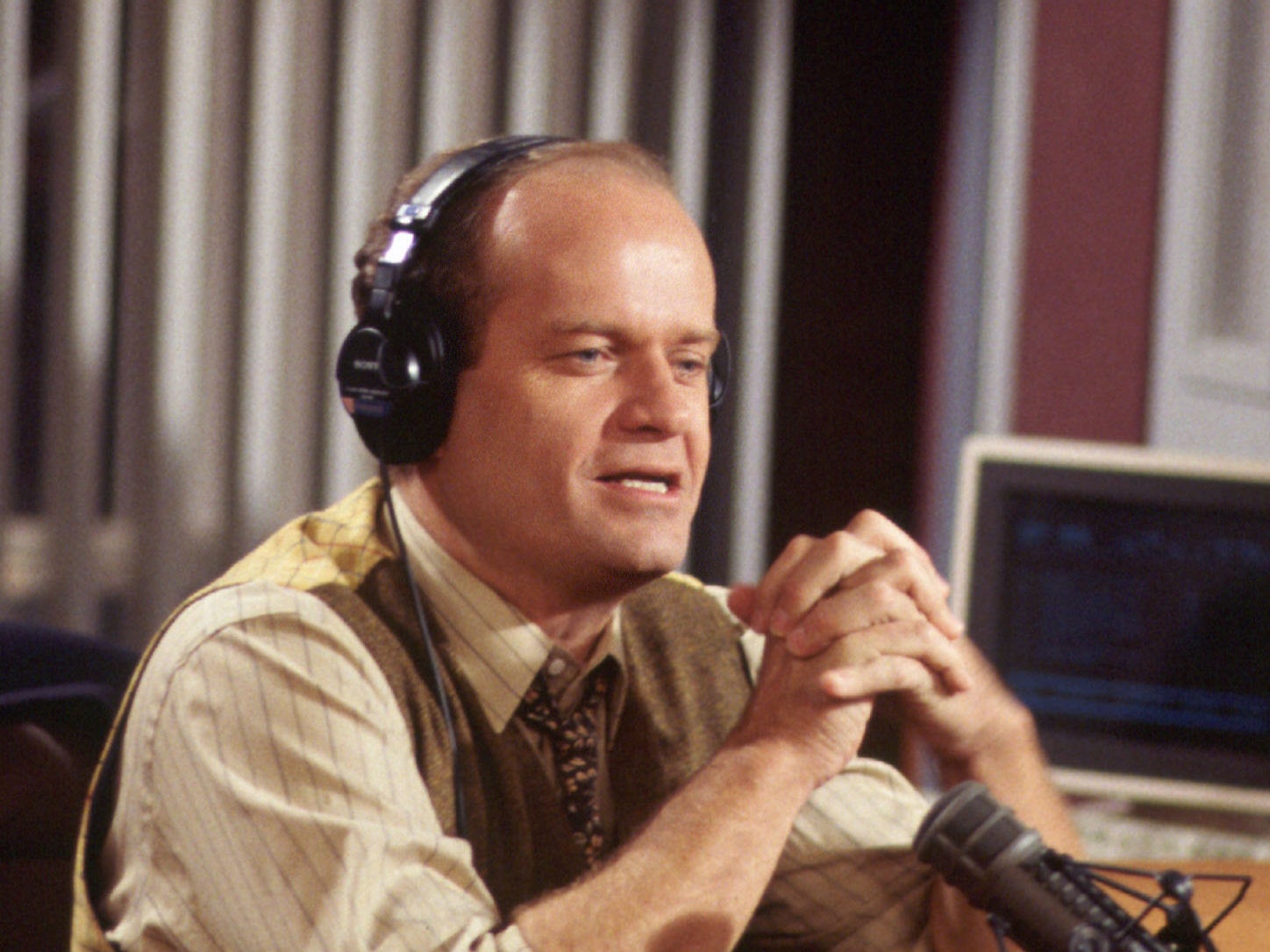 Grammer interpretó al fusty psiquiatra Frasier Crane durante dos décadas, en Cheers y su spin-off, Frasier.