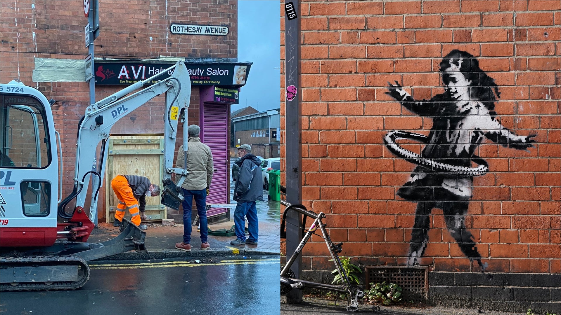 Banksy mural ‘saved from death sentence’, says art collector who removed it screen mould