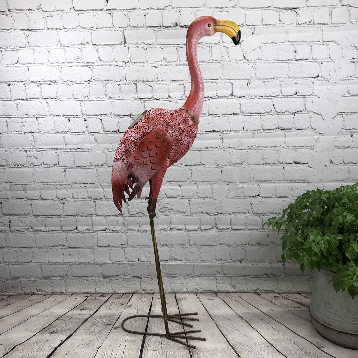 6 Flamingo Silhouette Solar Garden Light digi