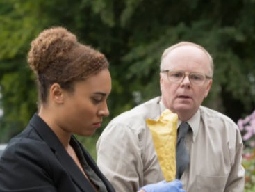 Tala Gouveia and Jason Watkins as contrasting detectives in ‘McDonald & Dodds’
