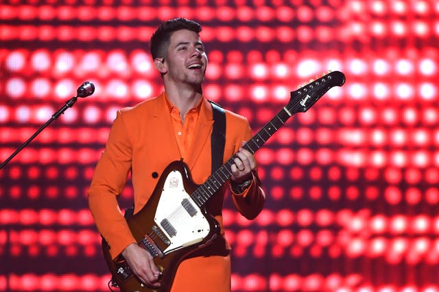 <p>File image: Nick Jonas performs with the Jonas Brothers on 18 October 2019 in Las Vegas, Nevada</p>