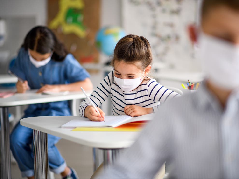 Children as young as five being told to wear masks in school The