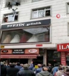 Turkey: Woman drops kids from window to save them from fire