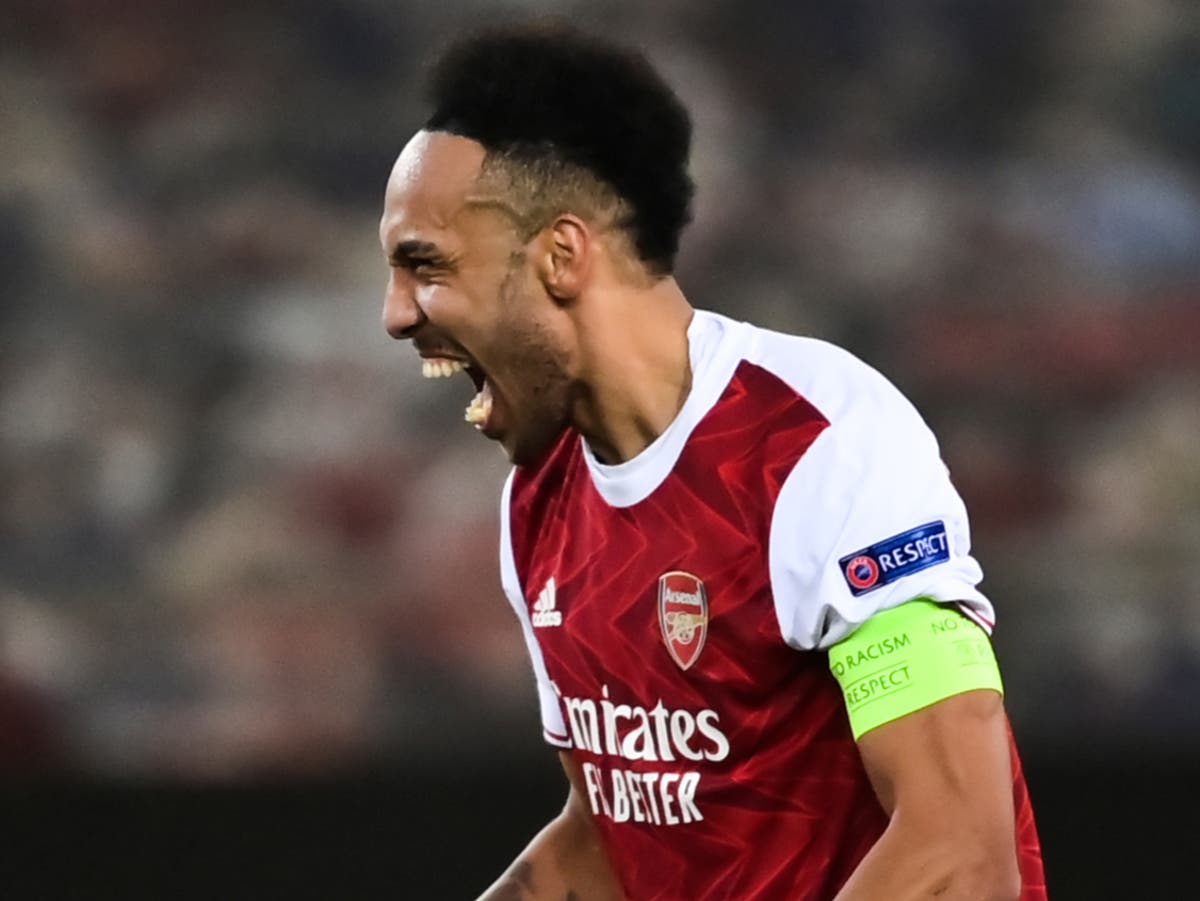 Mikel Arteta explains &lsquo;complete trust&rsquo; in Pierre-Emerick Aubameyang after striker sends Arsenal through