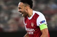 Mikel Arteta explains ‘complete trust’ in Pierre-Emerick Aubameyang after striker sends Arsenal through