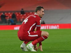 Jordan Henderson injury: Liverpool hopeful captain will still play role in season, says Jurgen Klopp