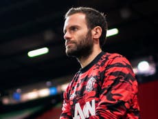 Juan Mata: Manchester United hit by fresh injury as absentee list grows for Chelsea trip