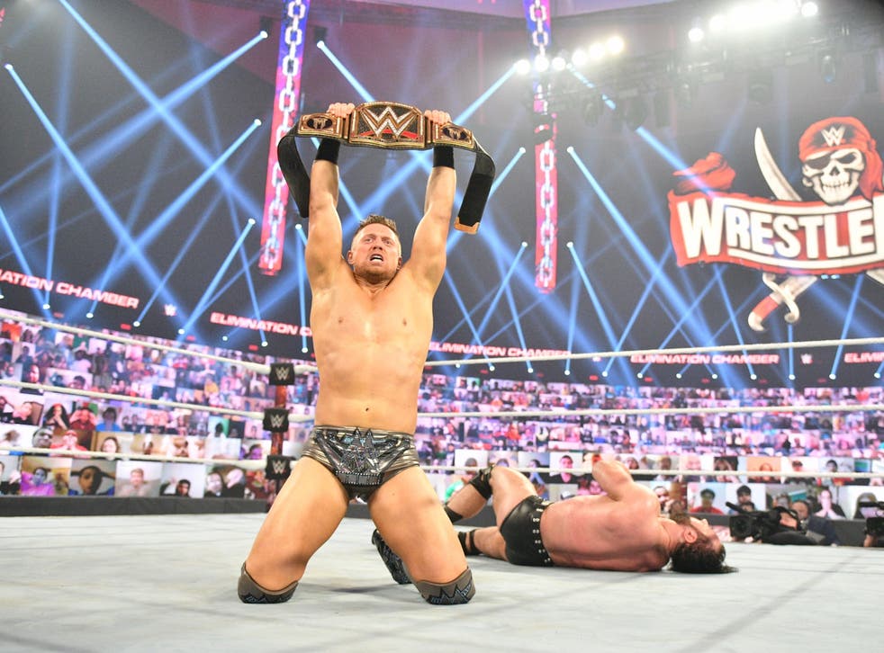 <p>The Miz wins the WWE Championship</p>