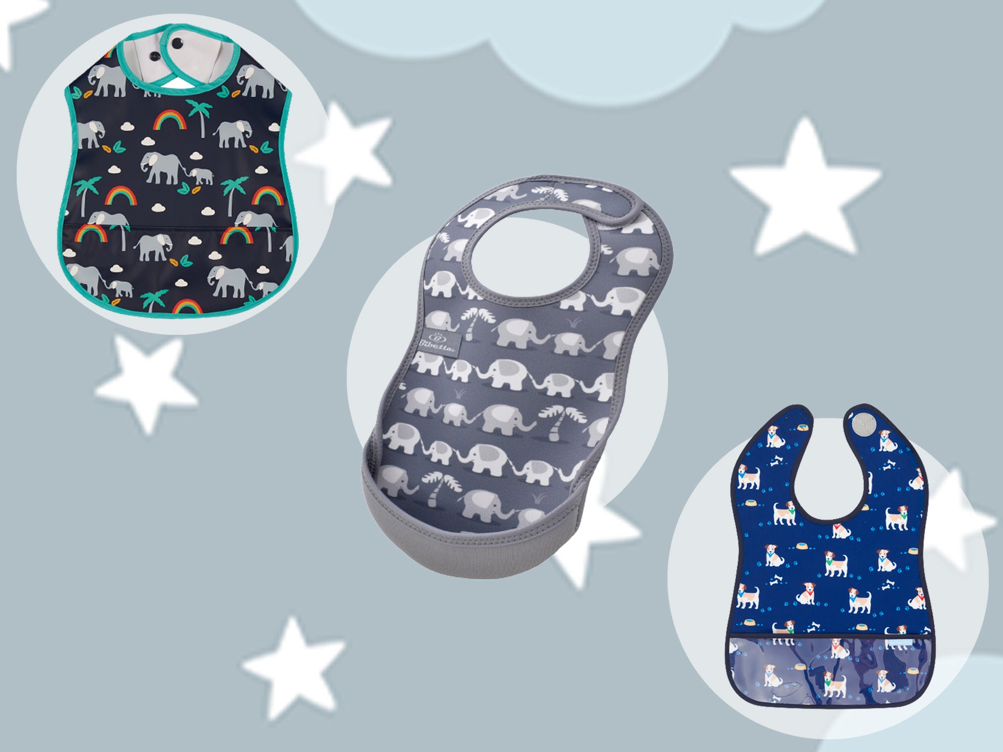 <p>We recruited our 11-month-old tester to try these bibs out, judging them on style, cost, ease of use and durability</p>