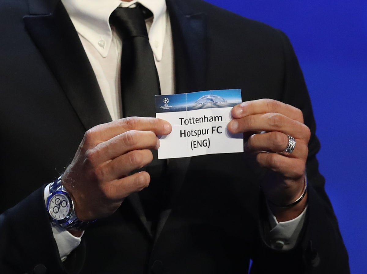 Tottenham’s Champions League draw: Spurs to face Frankfurt, Sporting Lisbon and Marseille in group stage