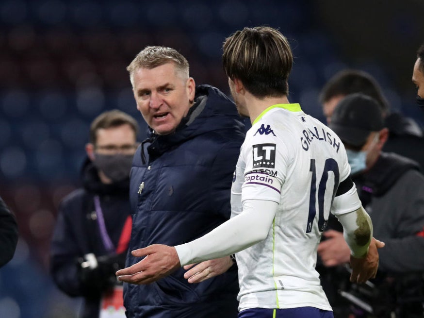 Dean Smith and Jack Grealish