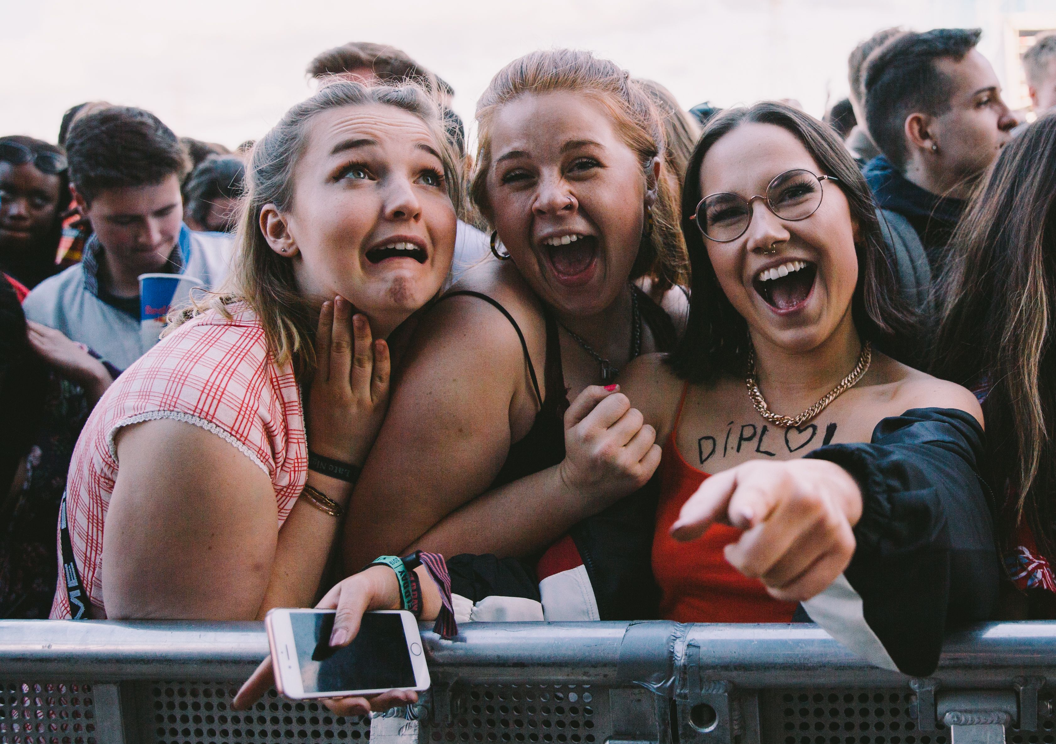 Festivalgoers at Diplo during Field Day Festival 2019