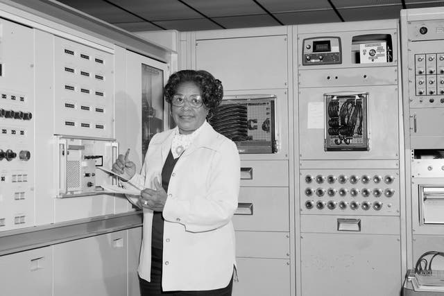 Mary W Jackson at NASA’s Langley Research Center in Hampton, Virginia, in 1977