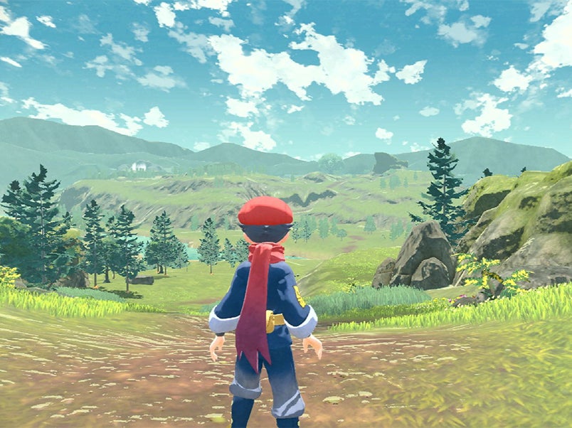 A still from Pokemon Legends Arceus, out early 2022 on the Nintendo Switch