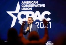 Ted Cruz jokes about his Cancun trip in CPAC speech dubbed ‘unhinged’ by critics 