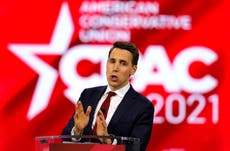 ‘I objected’: CPAC crowd cheers Josh Hawley for trying to block election results