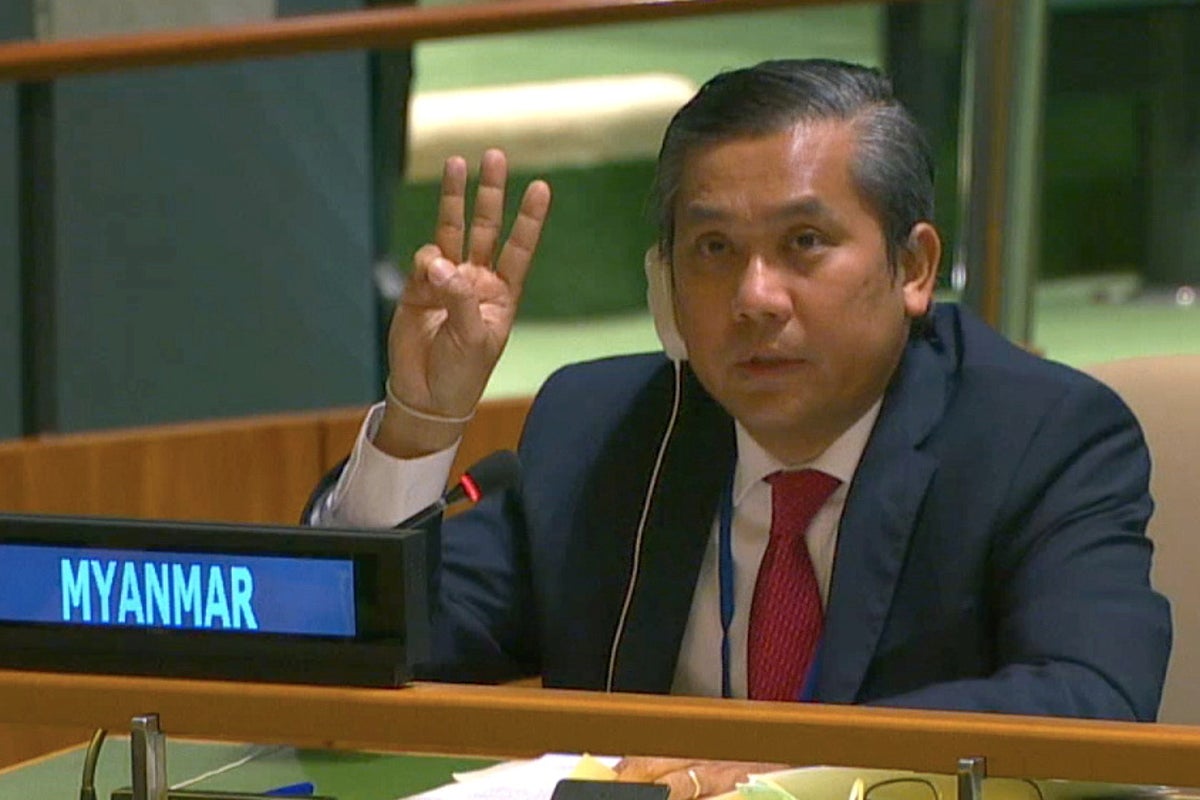 Myanmar accuses its UN envoy appointed by Aung San Suu Kyi government of ...