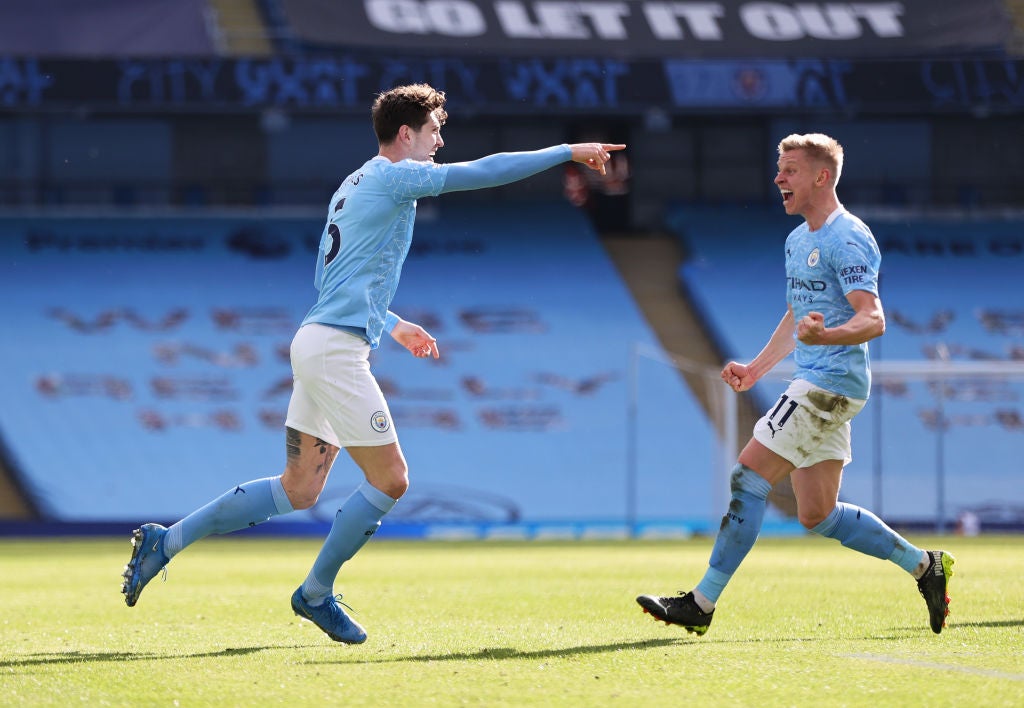 Stones celebrates with Zinchenko