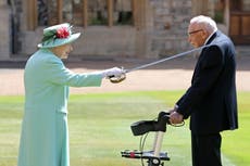 The Queen’s subtle funeral tribute to Captain Tom Moore?