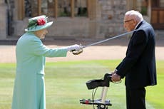 The Queen’s subtle funeral tribute to Captain Tom Moore
