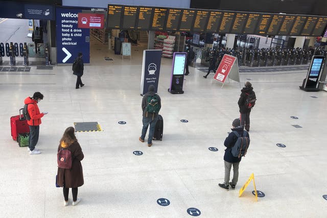 <p>Rush hour?: Waterloo station in central London, which until 2020 was the busiest transport terminal in Europe</p>