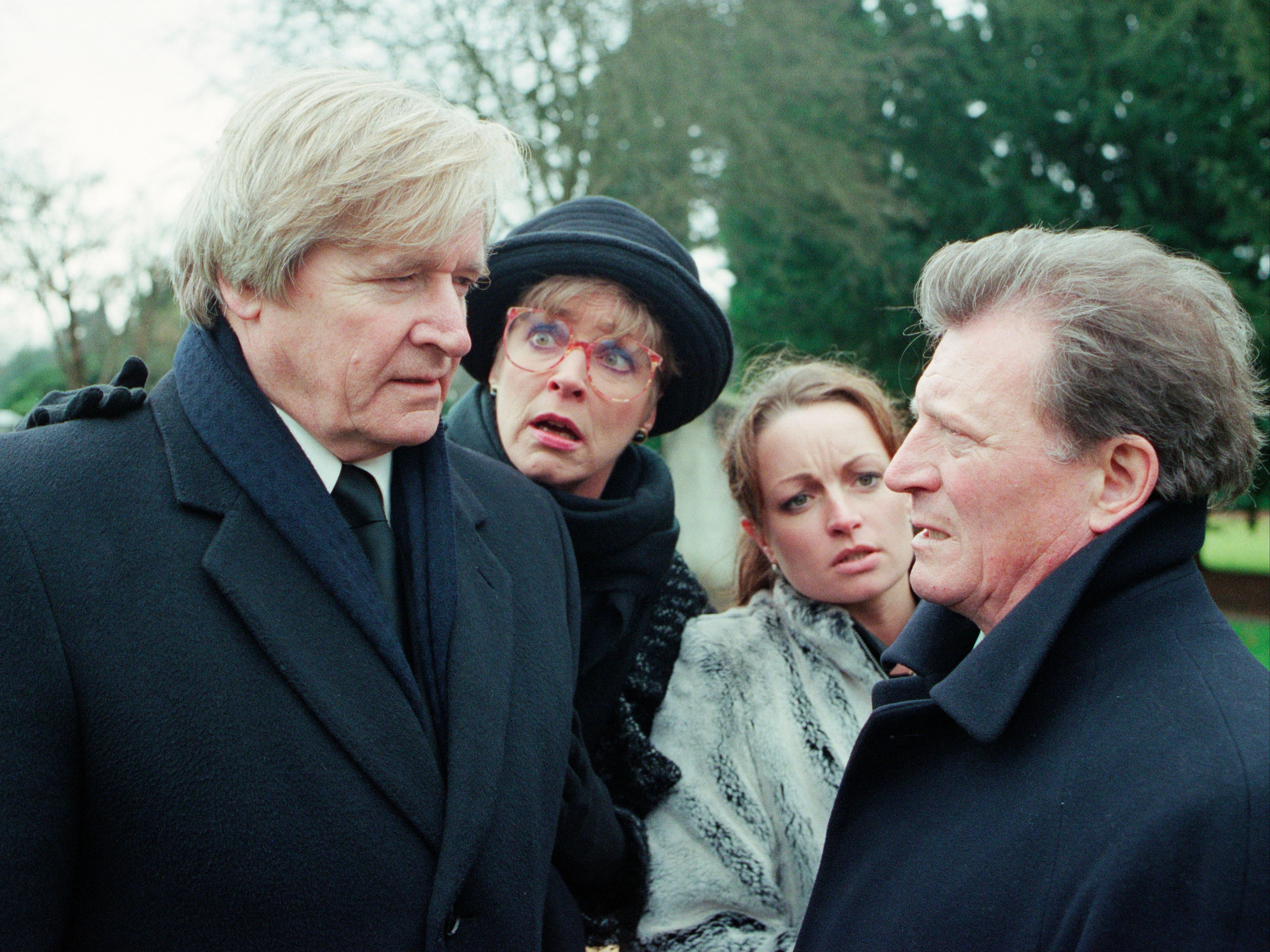 Squaring off: Ken and Mike were longtime enemies over their fight for Deirdre’s affections