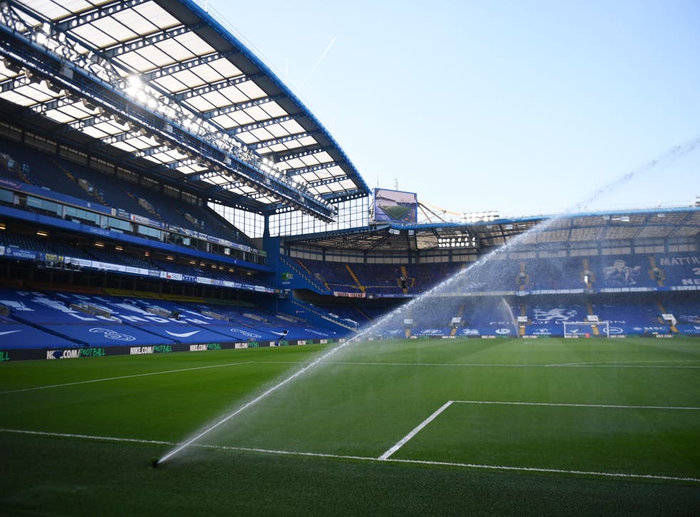 Stamford Bridge gears up for the arrival of Manchester United