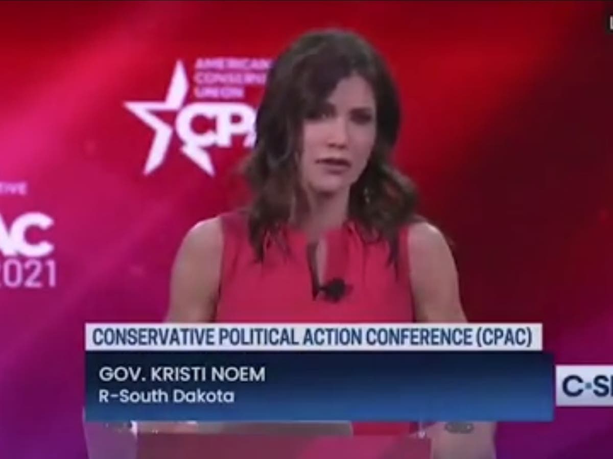 Kristi Noem Claims Successful Response To Covid In Cpac Speech Joining Gop 2024 Hopefuls The Independent