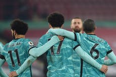 Sheffield United vs Liverpool result: Champions end losing streak with much-needed away win