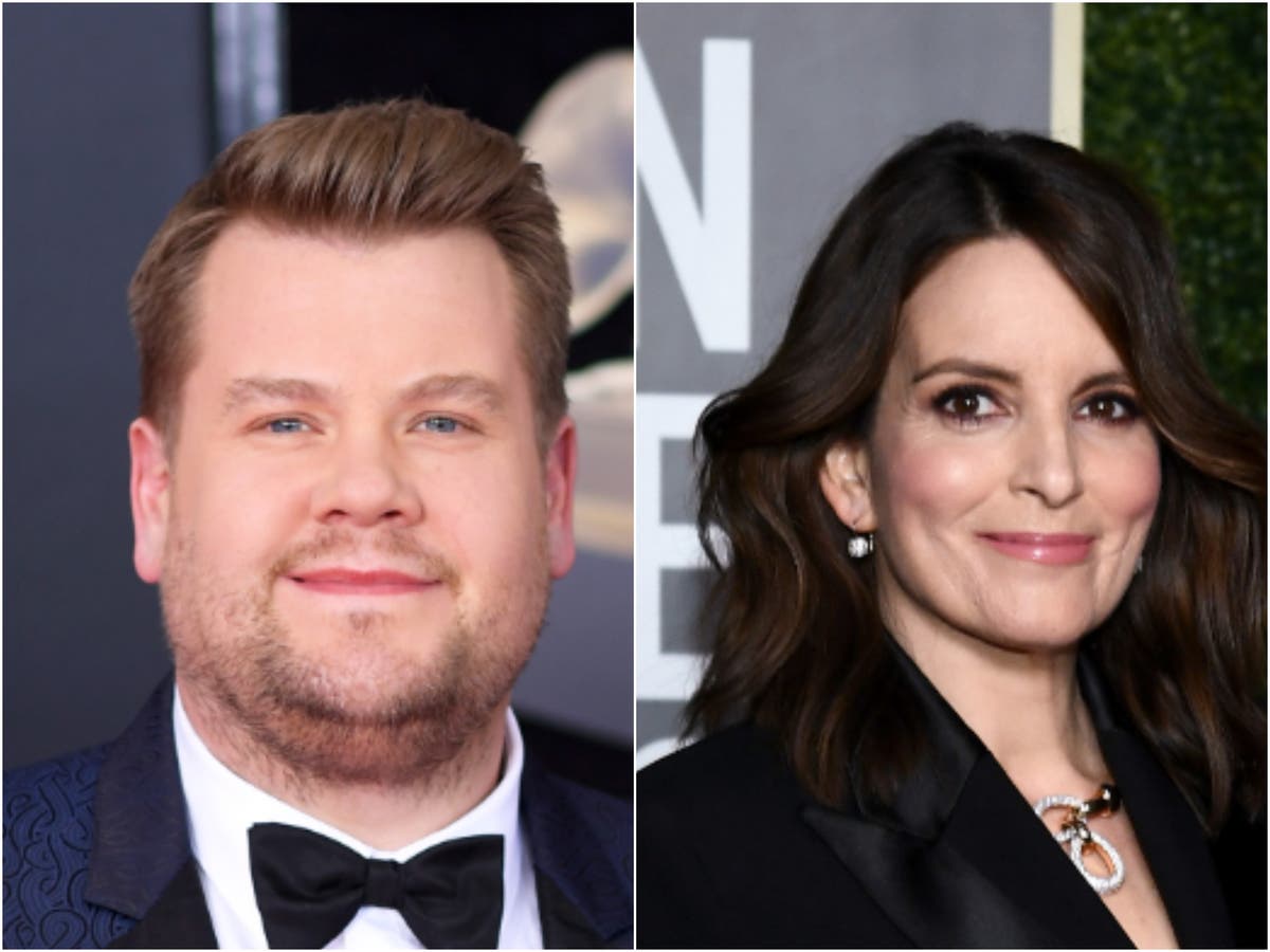 Golden Globe: James Corden ridiculed by Tina Fey during the prom performance