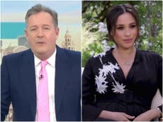 Piers Morgan criticised for comparing Harry and Meghan to Kim Jong-un ahead of Oprah interview